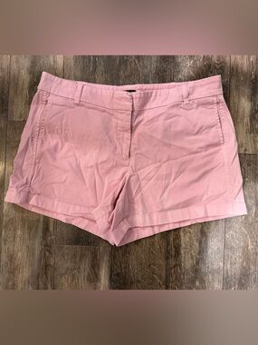 J. Crew Pink Cotton Chino Bermuda Shorts